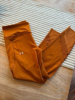 Under Armour Rust Orange High-Rise Training Leggings